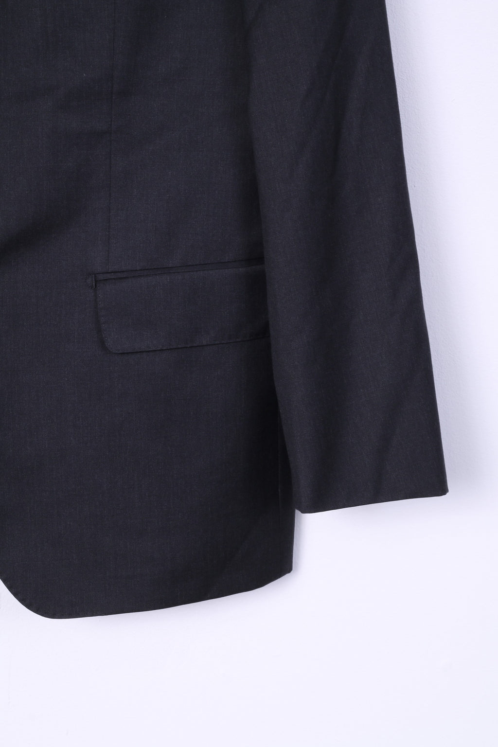 Hugo Boss Men 25 40 Blazer Charcoal Single Breasted Gilbert2/Tower Wool Jacket