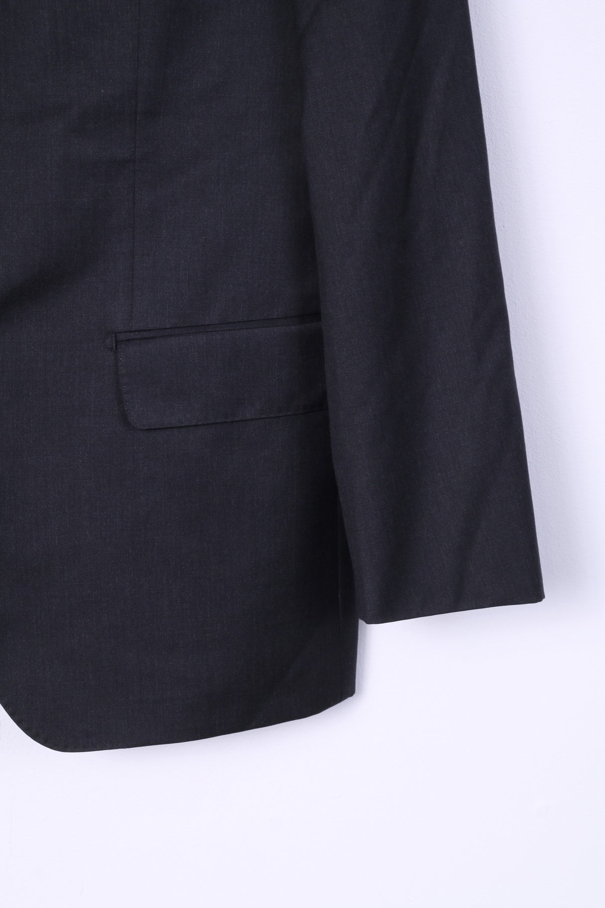 Hugo Boss Men 25 40 Blazer Charcoal Single Breasted Gilbert2/Tower Wool Jacket