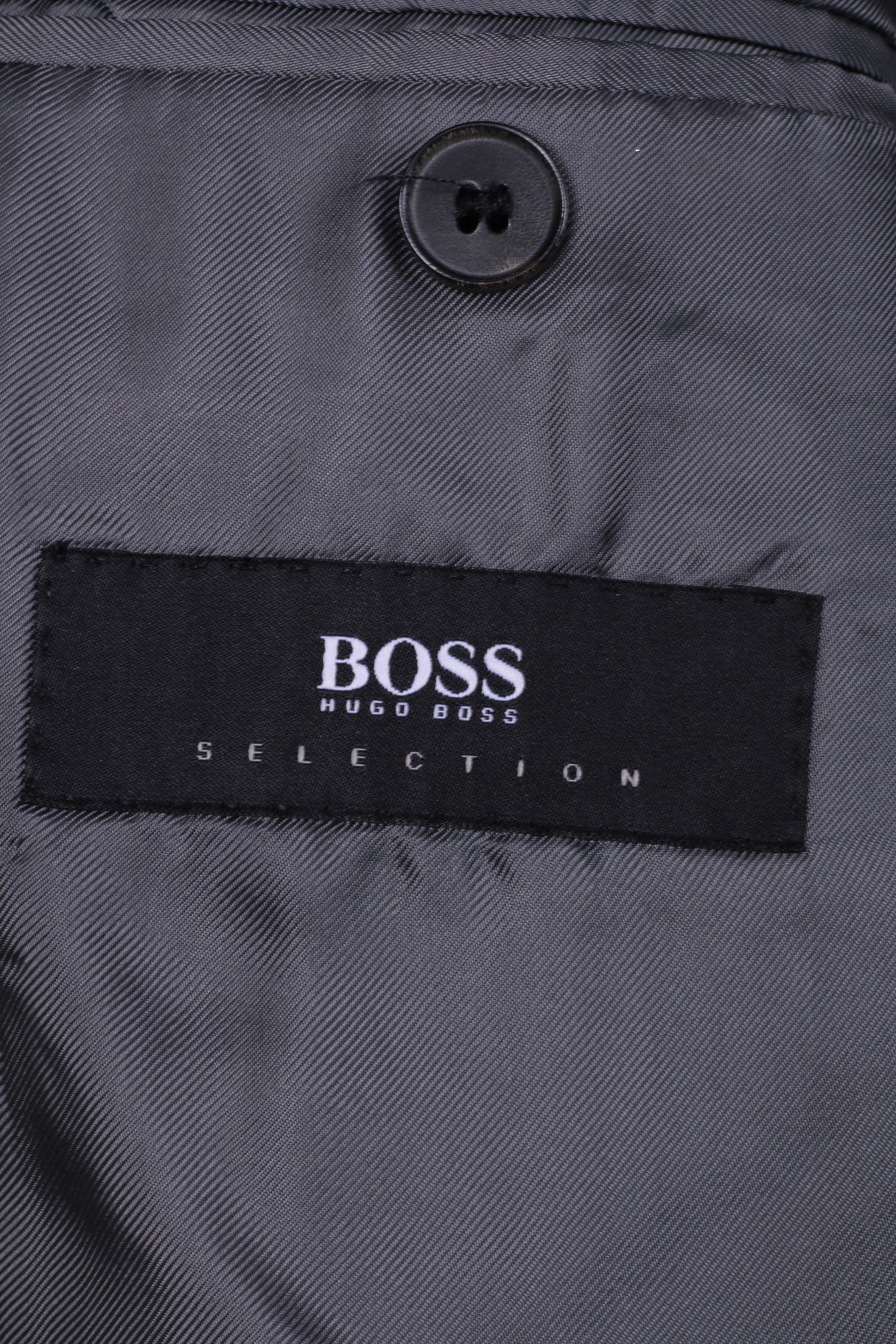Hugo Boss Men 25 40 Blazer Charcoal Single Breasted Gilbert2/Tower Wool Jacket