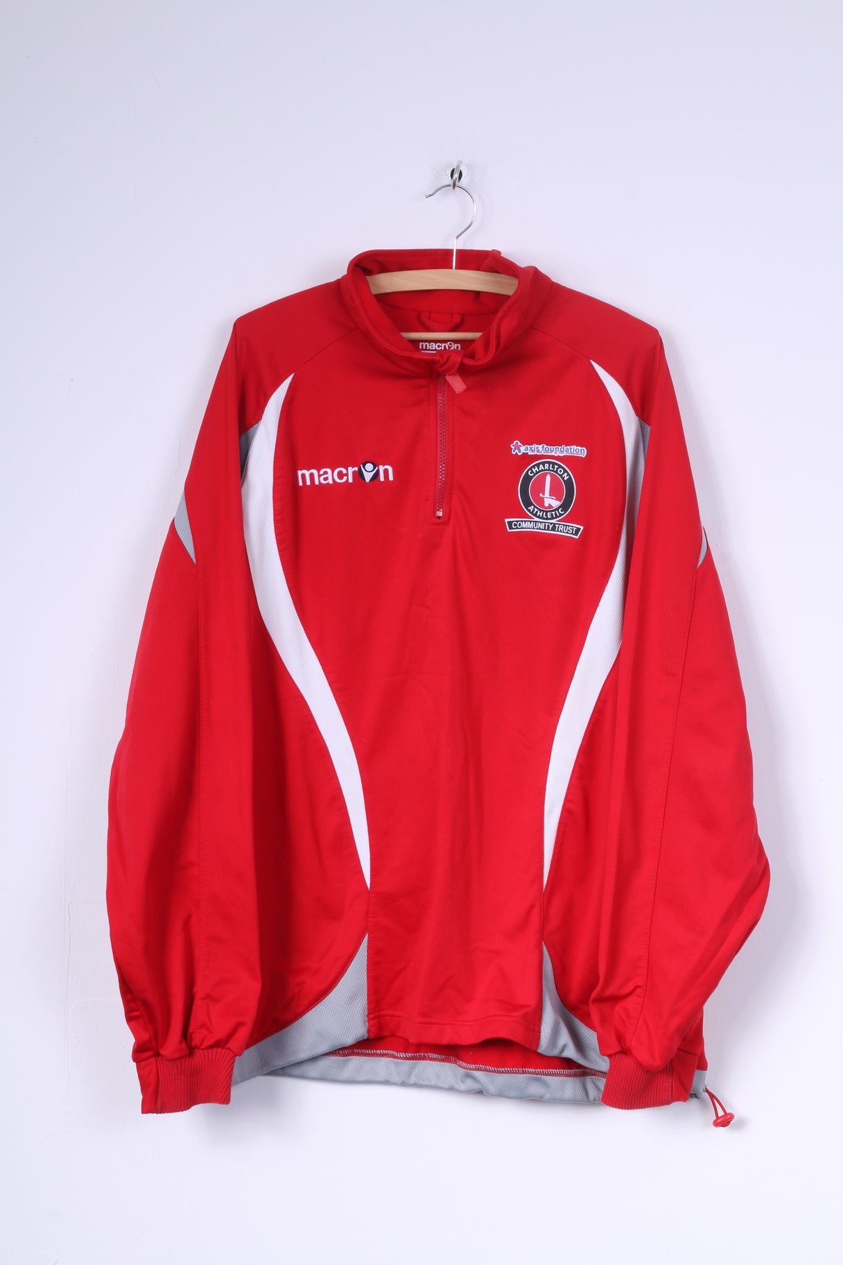 Marcon Mens XXL Warm Up Sweatshirt Charlton Athletic Comunuity Trust