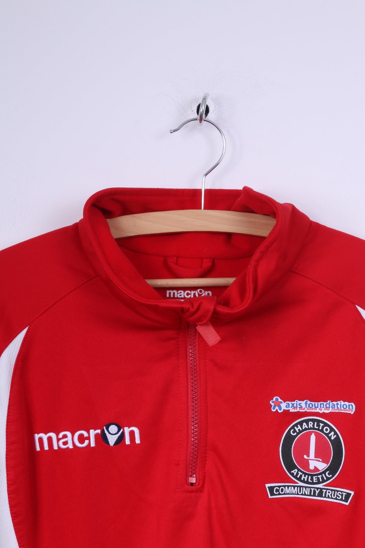 Marcon Mens XXL Warm Up Sweatshirt Charlton Athletic Comunuity Trust