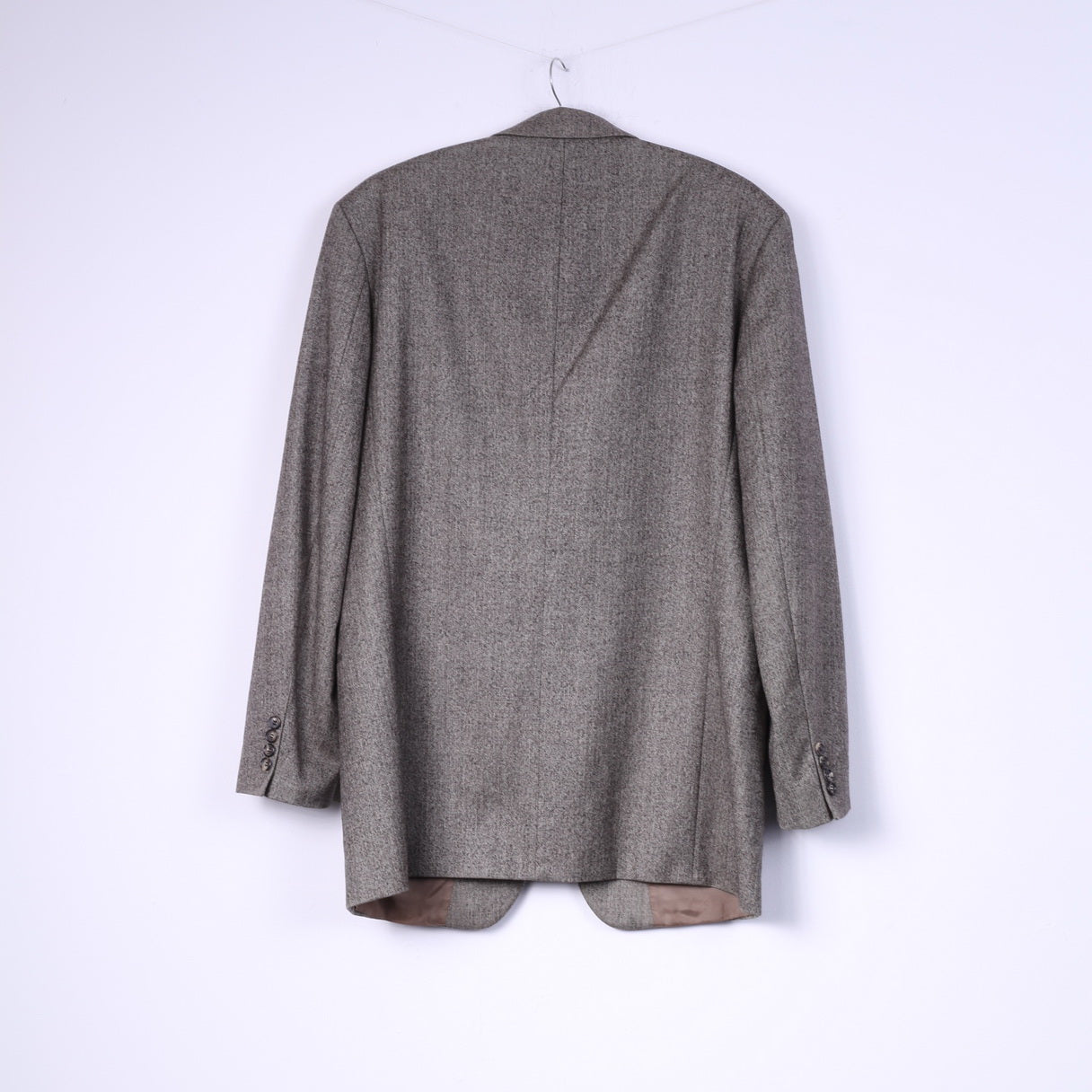 Hugo Boss Hommes 102 40 Costume Vintage Marron Laine à Chevrons Einstein/Sigma