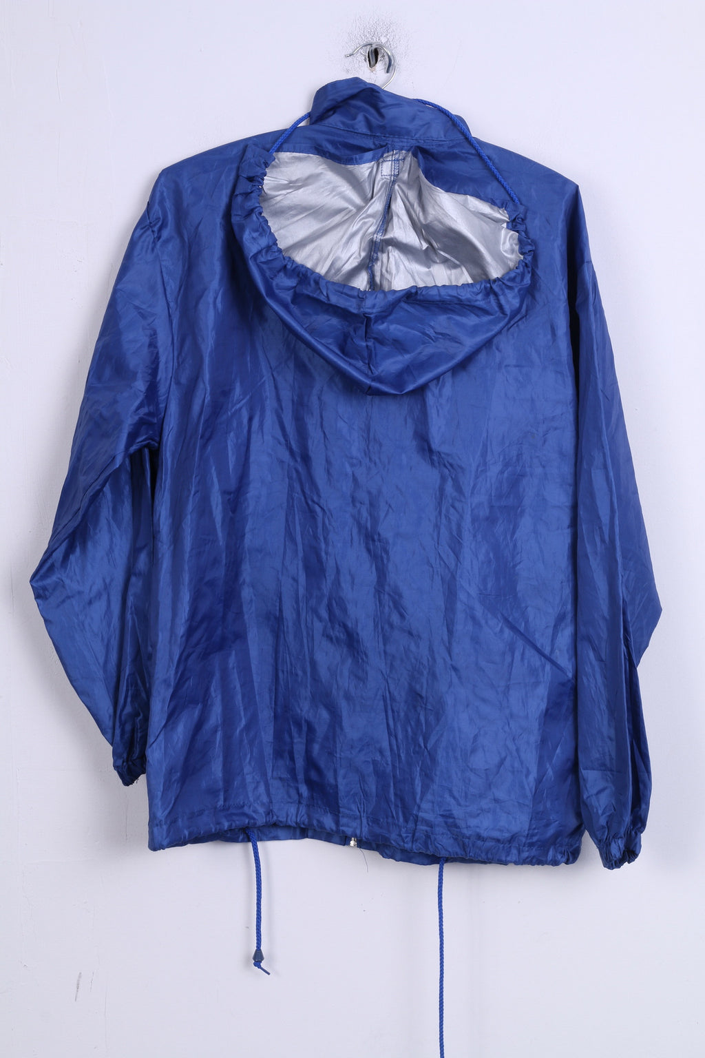 No name Giacca da donna S/M blu leggera con cappuccio superiore con cerniera