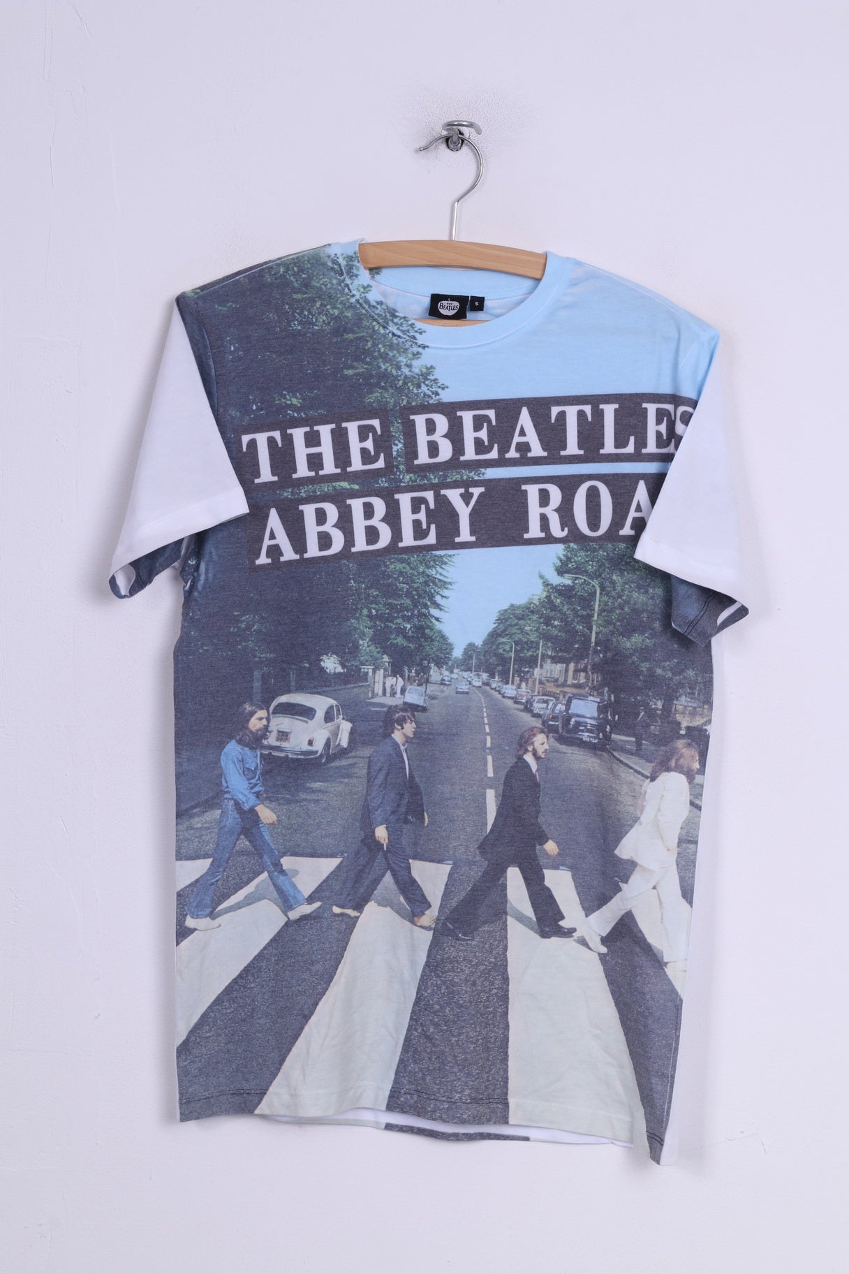 The Beatles Abbey Road Mens S T- Shirt Graphic Cotton Music Band 2015 Apple Corps