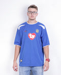Portsmouth F.C. Mens XL Shirt Crew Neck Sport Short Sleeve - RetrospectClothes