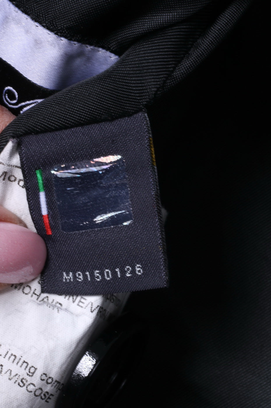 Elena Monti Girls 10 Age Coat Black Wool Mohair BlendDouble Breasted Made In Italy