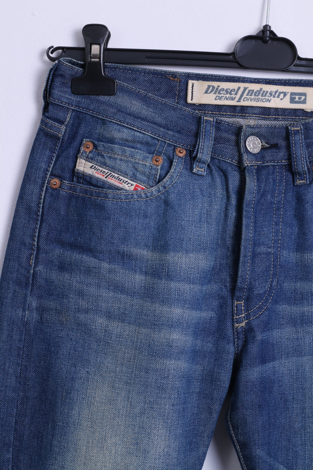 Diesel Industry Pantalon Jeans 26 Femme Pantalon Réglementé En Coton Bleu Itay