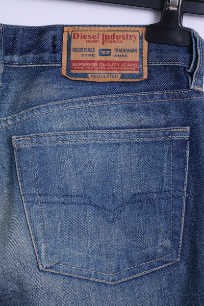 Pantaloni jeans Diesel Industry da donna 26 Pantaloni regolamentari in cotone blu Italia