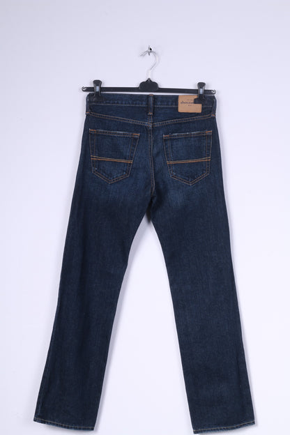 Abercrombie Girls 16 Pantaloni slim Jeans in cotone blu scuro