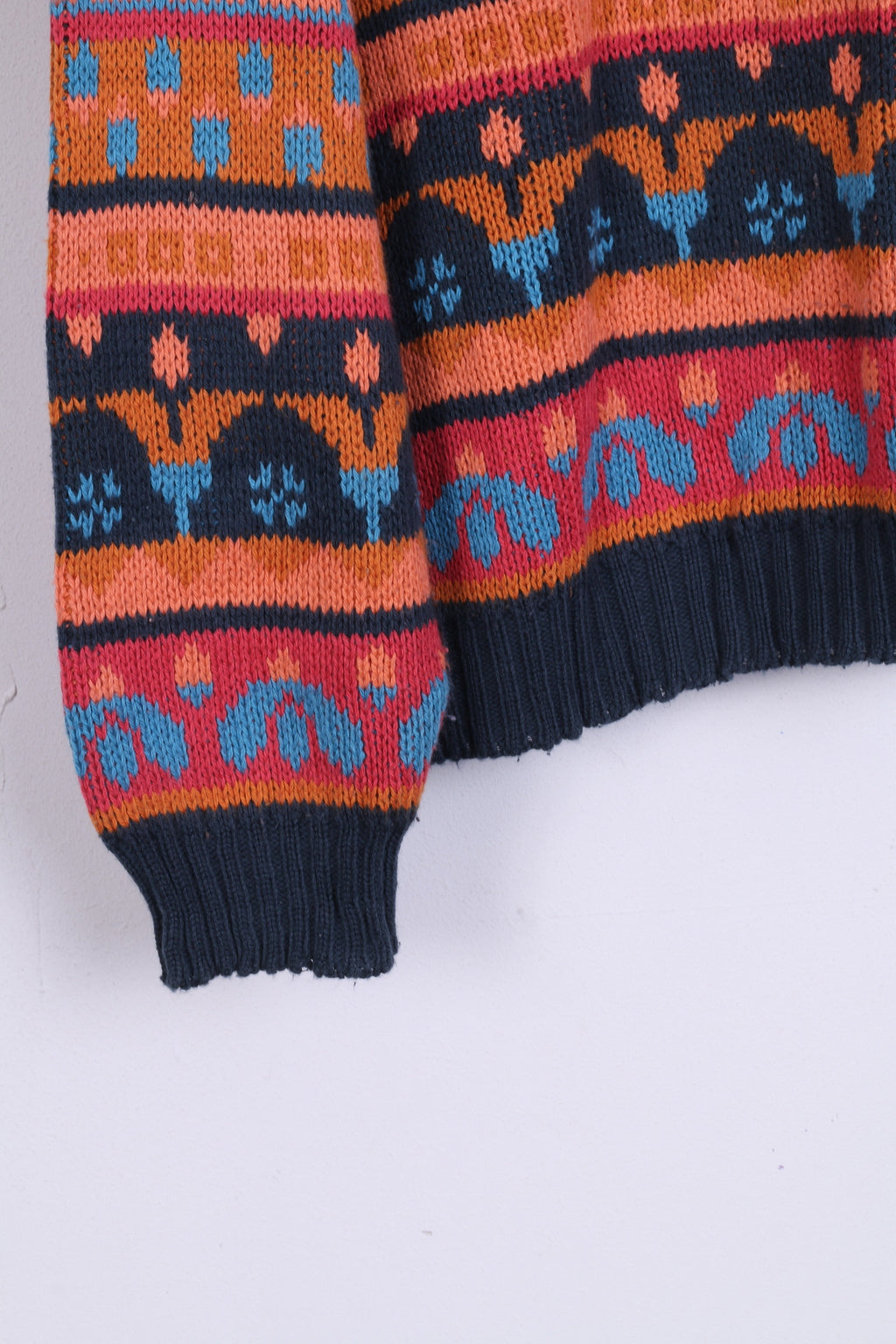 Coral Wear Pull L pour femme en coton avec boutons multicolores