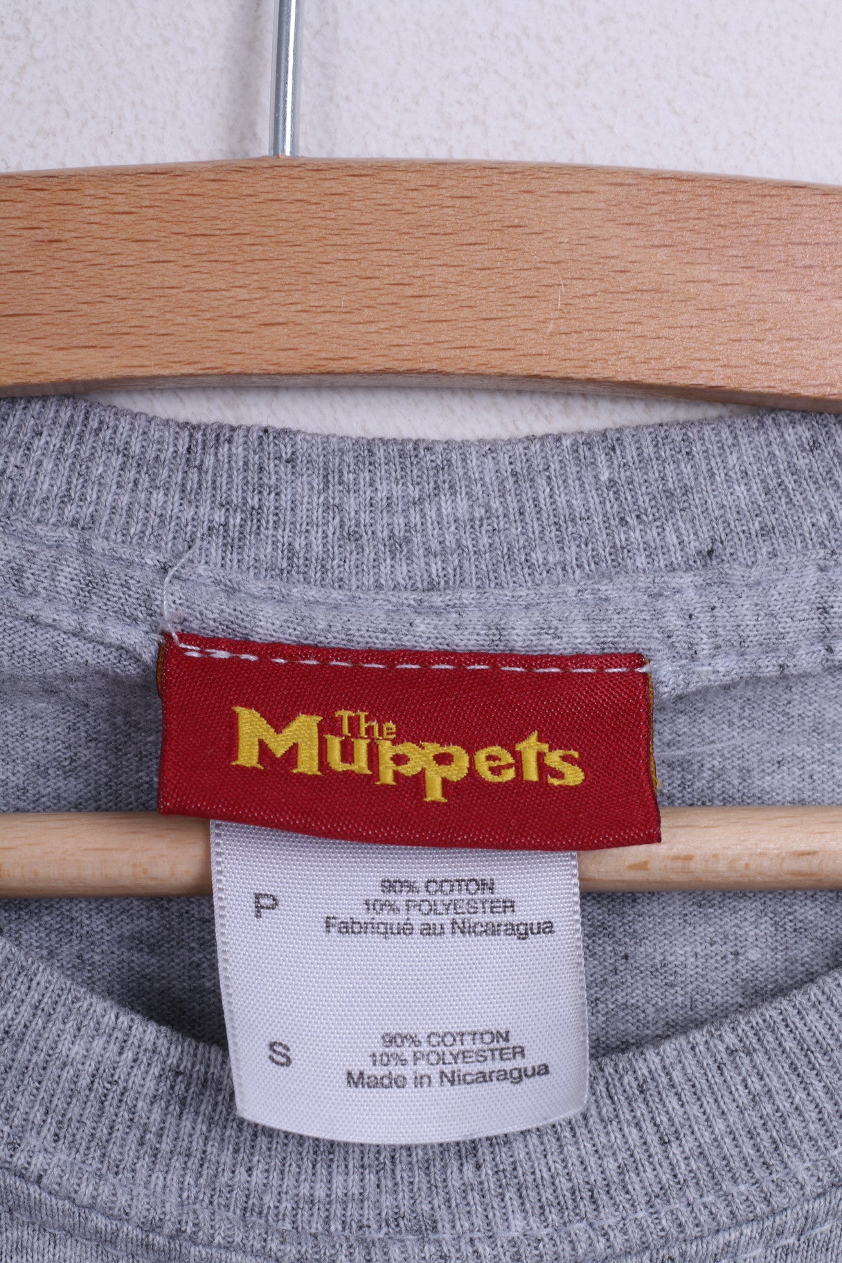 The Muppets T-Shirt col rond homme gris, en coton, je suis un Animal