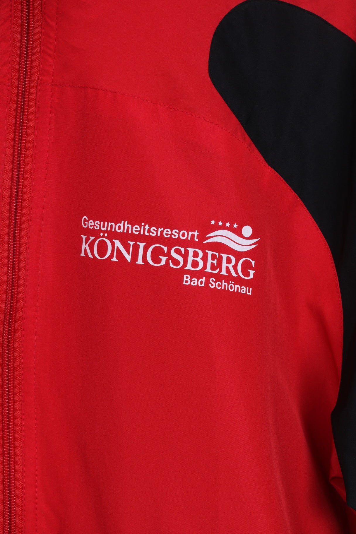 Erima Gesundheitsresort Königsberg Bad Schönau Womens 12 L Jacket Lightweight Full Zipper Red Sportswear