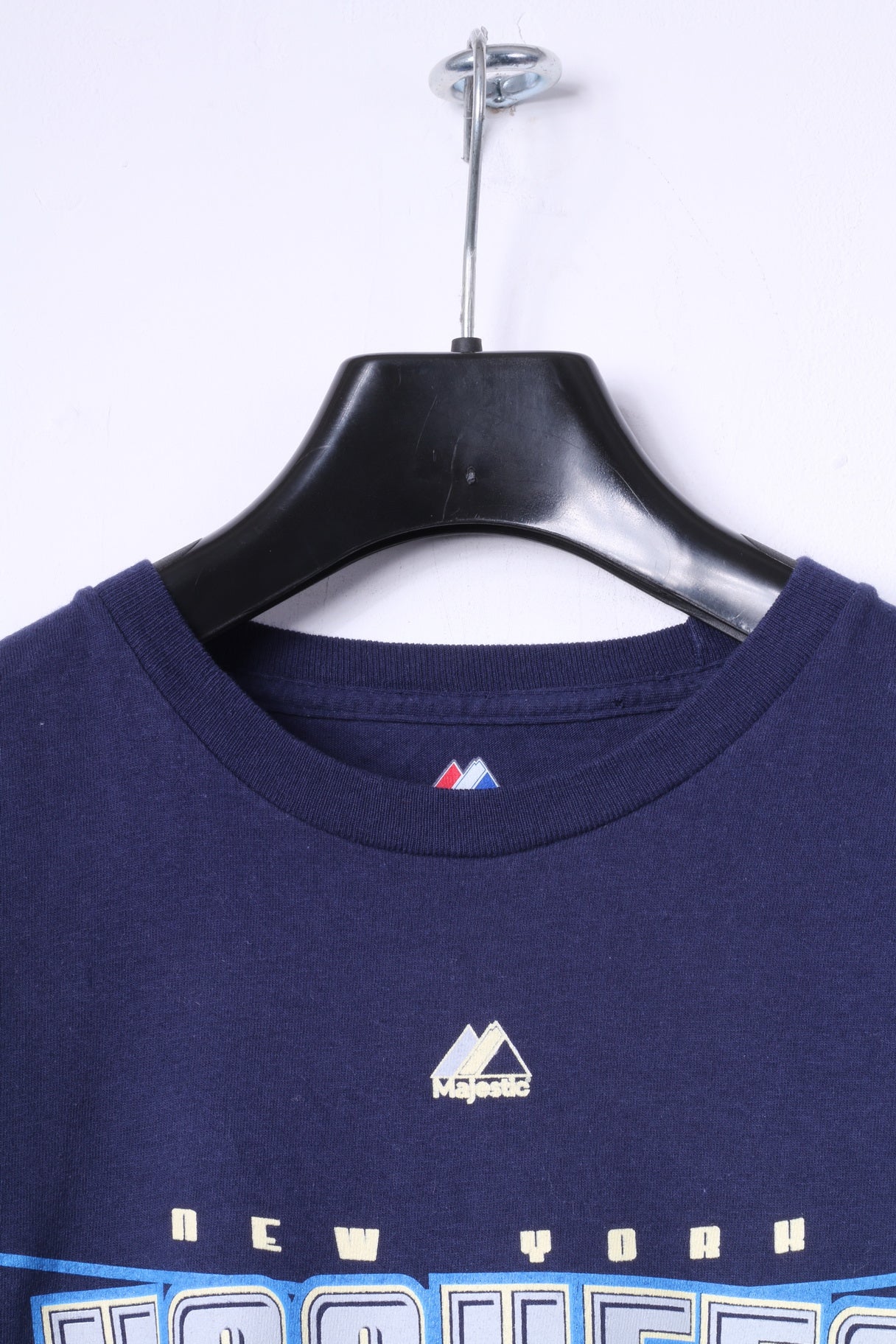 Majestic Boys S 14 Age Shirt Navy Cotton New York Yankees Graphic Back Top