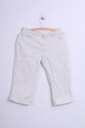 Tommy Hilfiger Womens 6 XS Trousers Corduroy Creamy Cotton Capri - RetrospectClothes