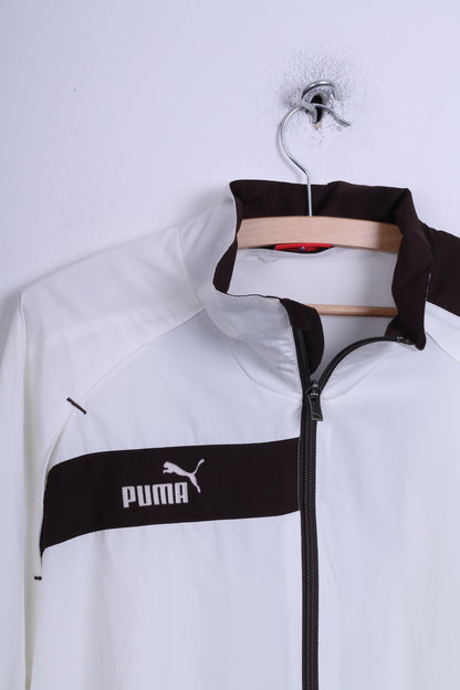 Puma Men M Track Top Jacket White King Zip Up Top Sportswear Top