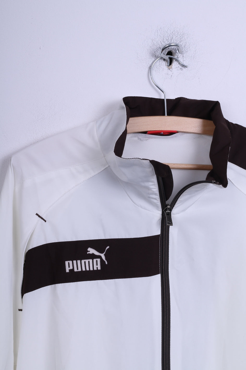 Puma Uomo M Track Top Giacca Bianca King Zip Up Top Abbigliamento sportivo