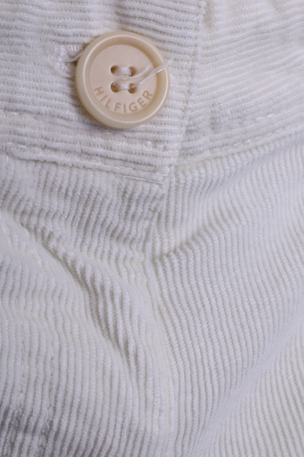 Tommy Hilfiger Womens 6 XS Trousers Corduroy Creamy Cotton Capri - RetrospectClothes