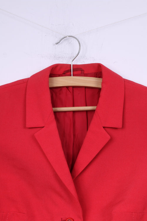 Astor Modelle Femme 40 Jupe Costume Vintage Jupe Rouge Laine 2 Pièces Trevira 