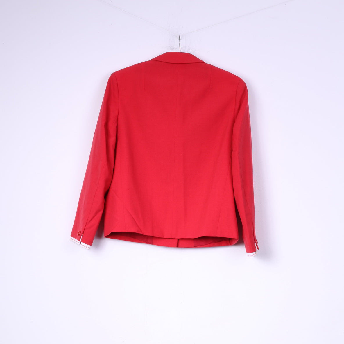 Astor Modelle Donna 40 Tailleur Gonna Vintage Gonna Rossa Lana 2 Pezzi Trevira 