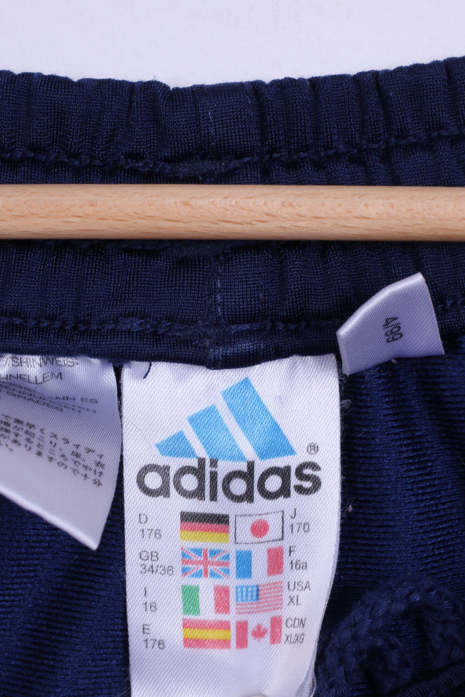 Adidas Boys 16 Age 176 Tracksuit Shiny Blue Vintage '90 Sport Training Set