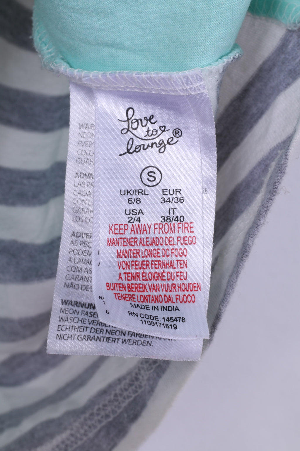 Primark Débardeur Femme 6/8 S Disney Mermaid Hair Dont Care Coton Vert Clair 