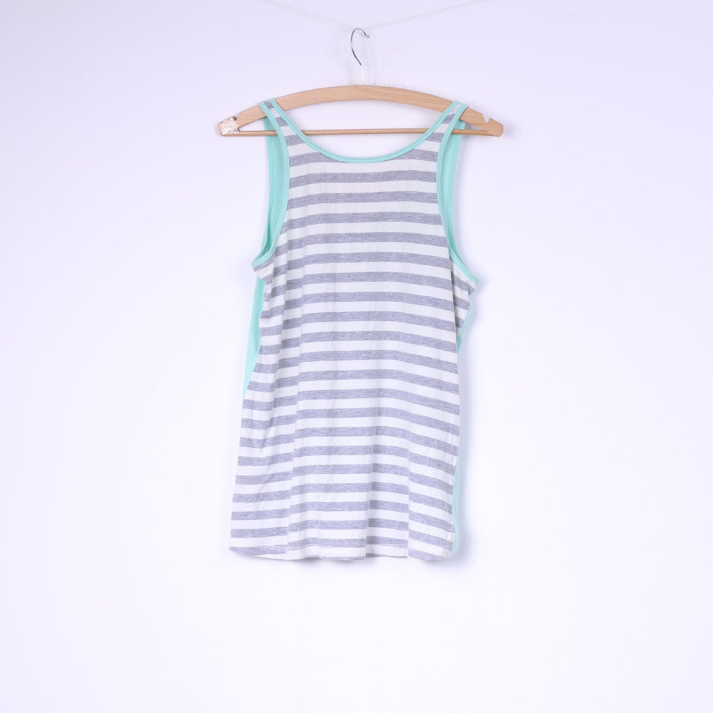 Primark Débardeur Femme 6/8 S Disney Mermaid Hair Dont Care Coton Vert Clair 