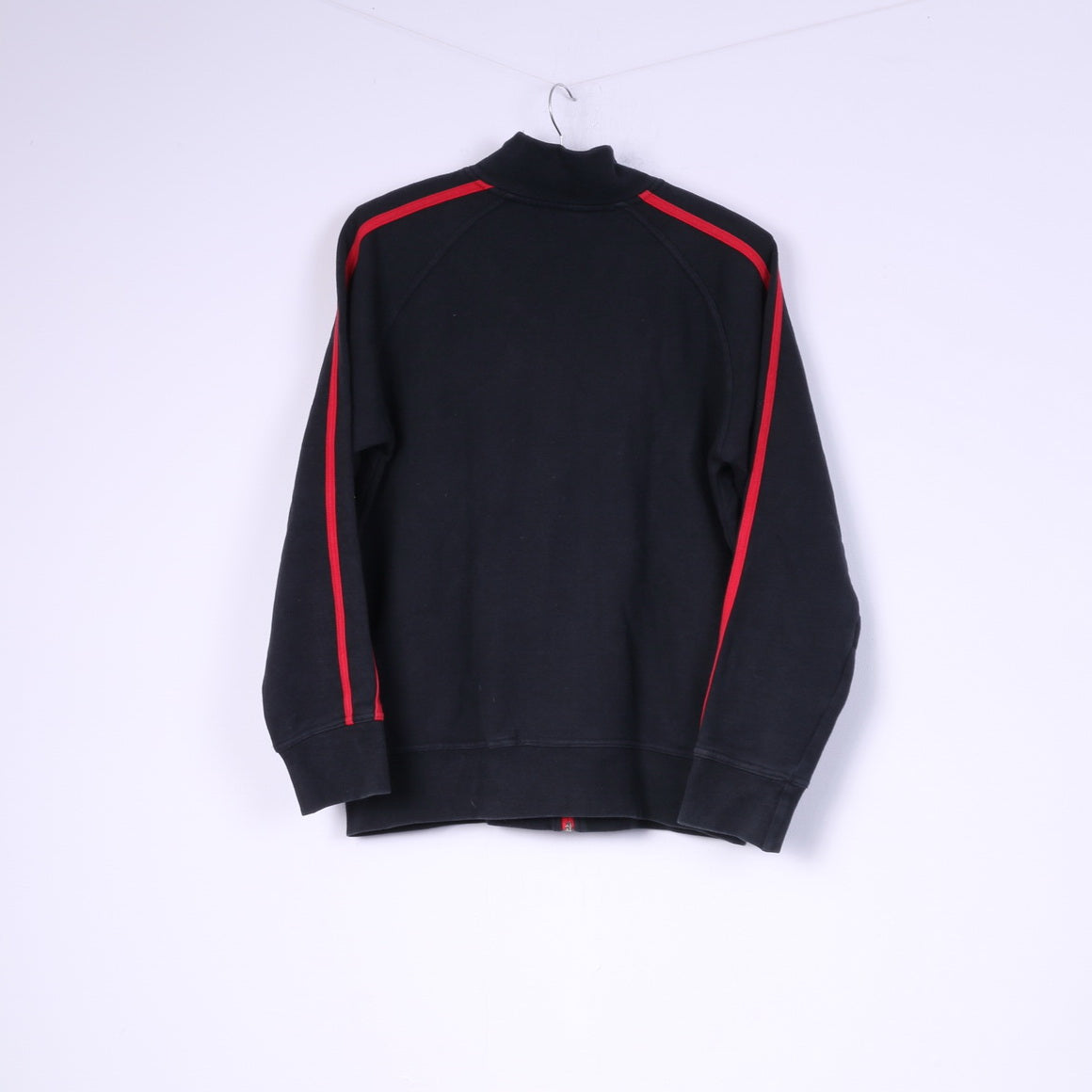 World Of Textiles Men L Sweatshirt Black Cotton Nurnberg Vintage Sportswear Top