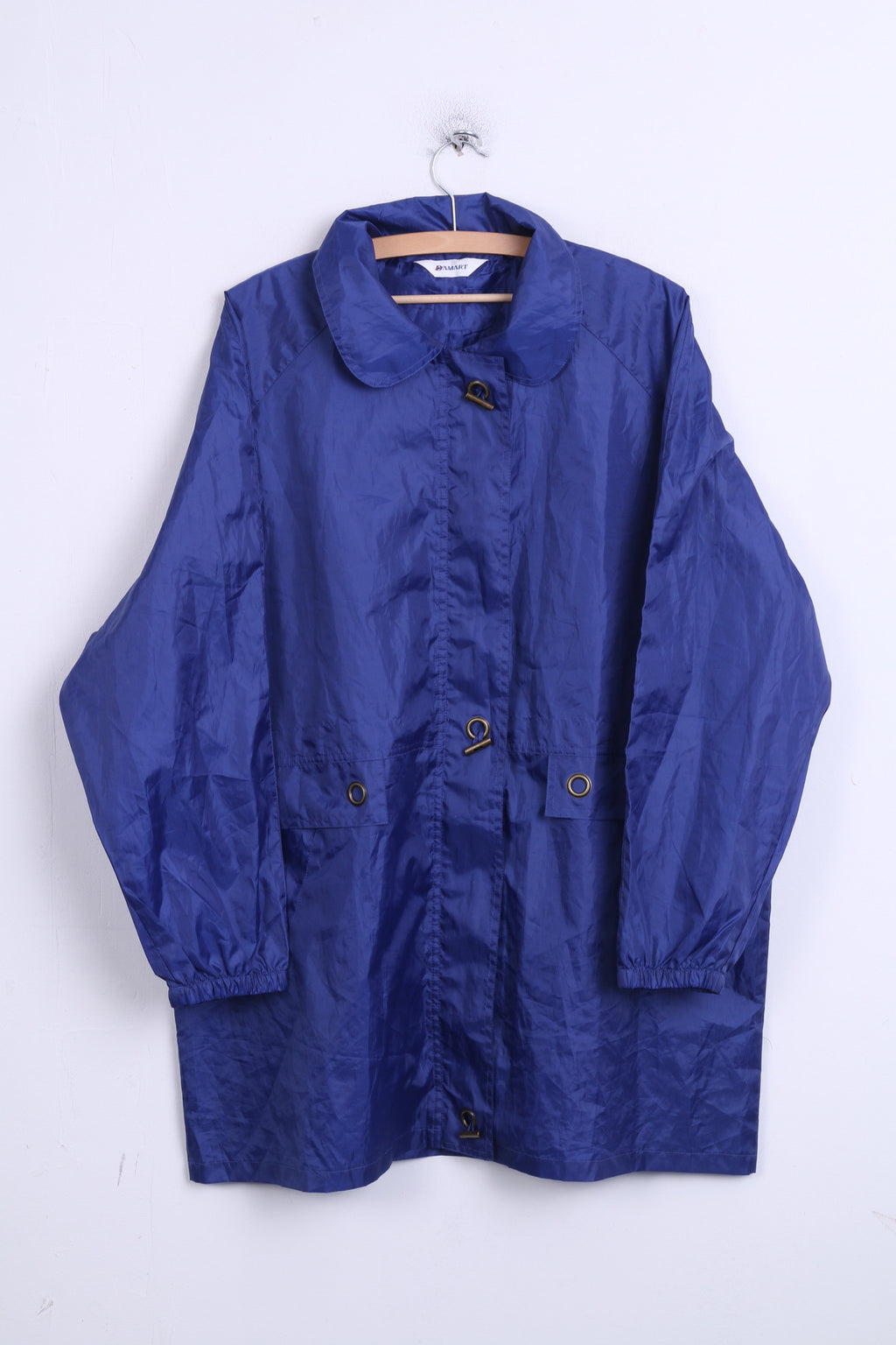 DAMART Womens S Light Jacket Parka Navy Sport Hood - RetrospectClothes