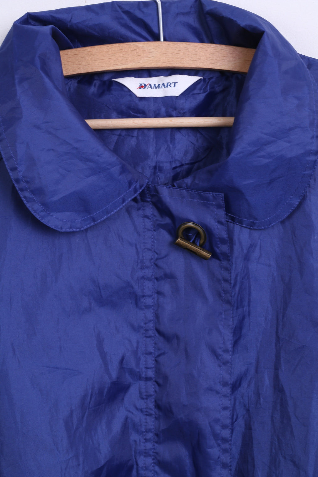 DAMART Womens S Light Jacket Parka Navy Sport Hood - RetrospectClothes