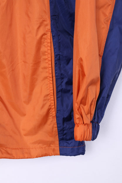 Pulcino Boys 152 Tracksuit Orange Nylon Jacket Trousers Lightweight Set Activewear