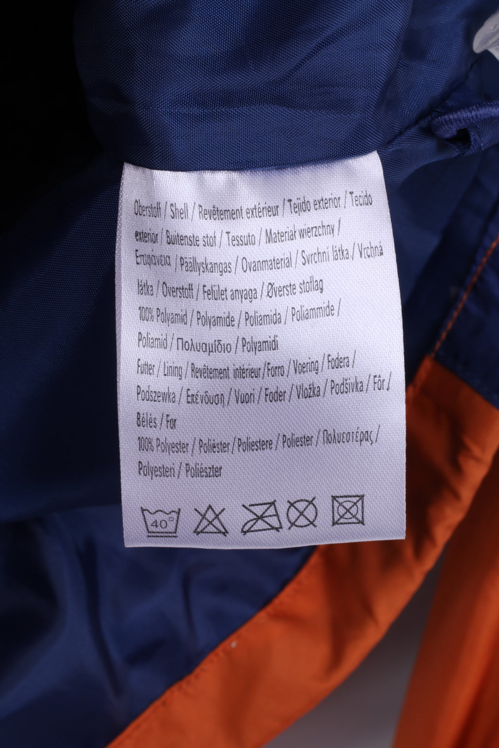 Pulcino Ragazzi 152 Tuta da ginnastica in nylon arancione Pantaloni leggeri Set Activewear 