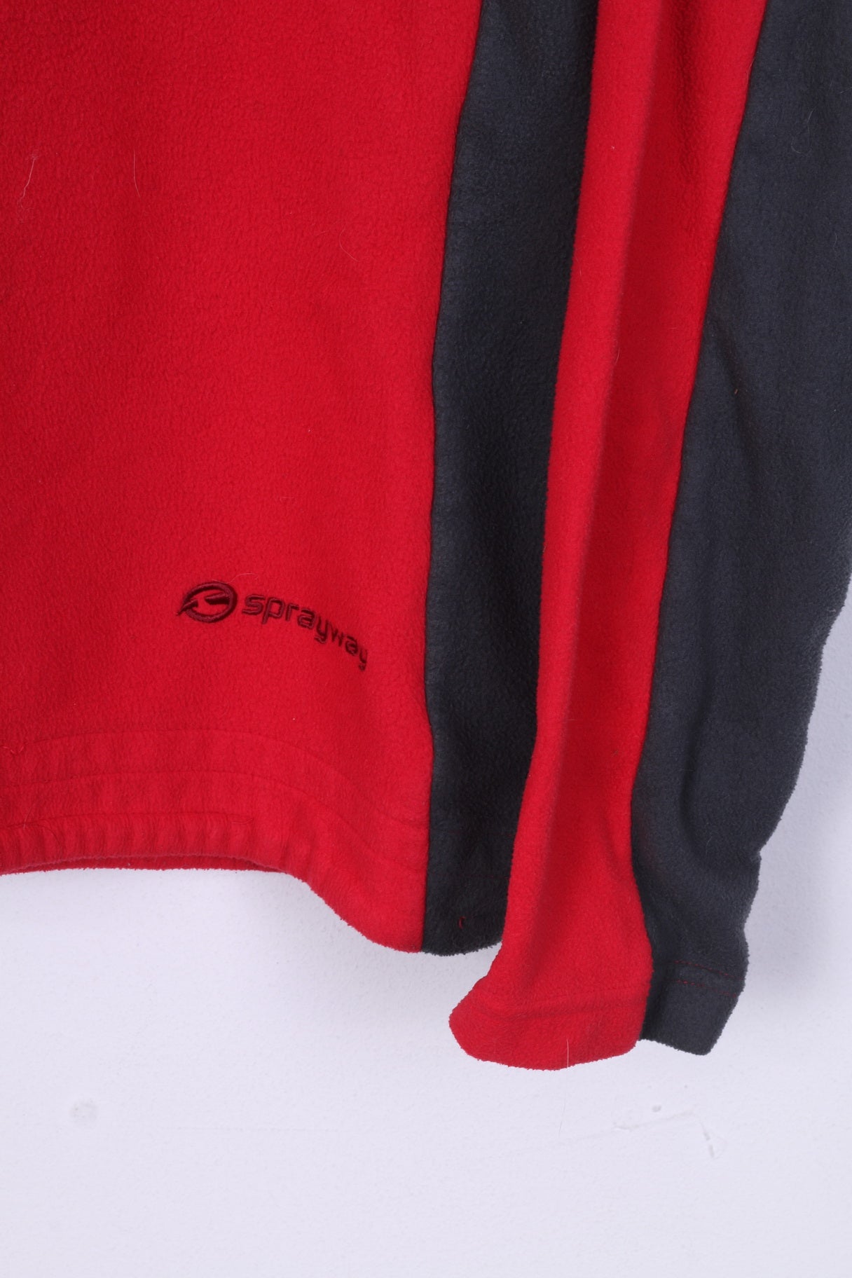 Sprayway Womens XL 16 Fleece Top Raspberry Zip Neck Sweatshirt Sportswear