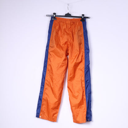 Pulcino Boys 152 Tracksuit Orange Nylon Jacket Trousers Lightweight Set Activewear