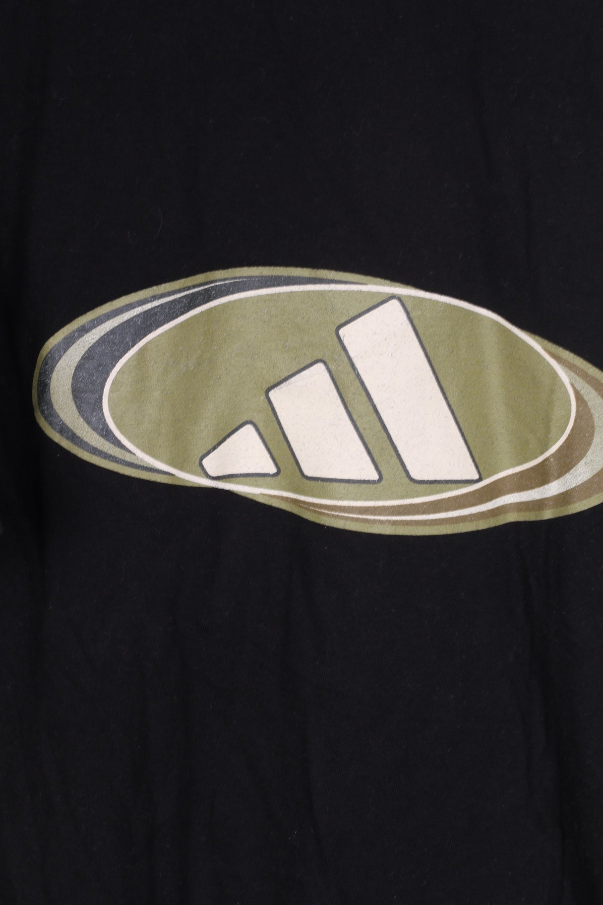 Adidas Chemise graphique M Graphic pour homme en coton noir à col rond