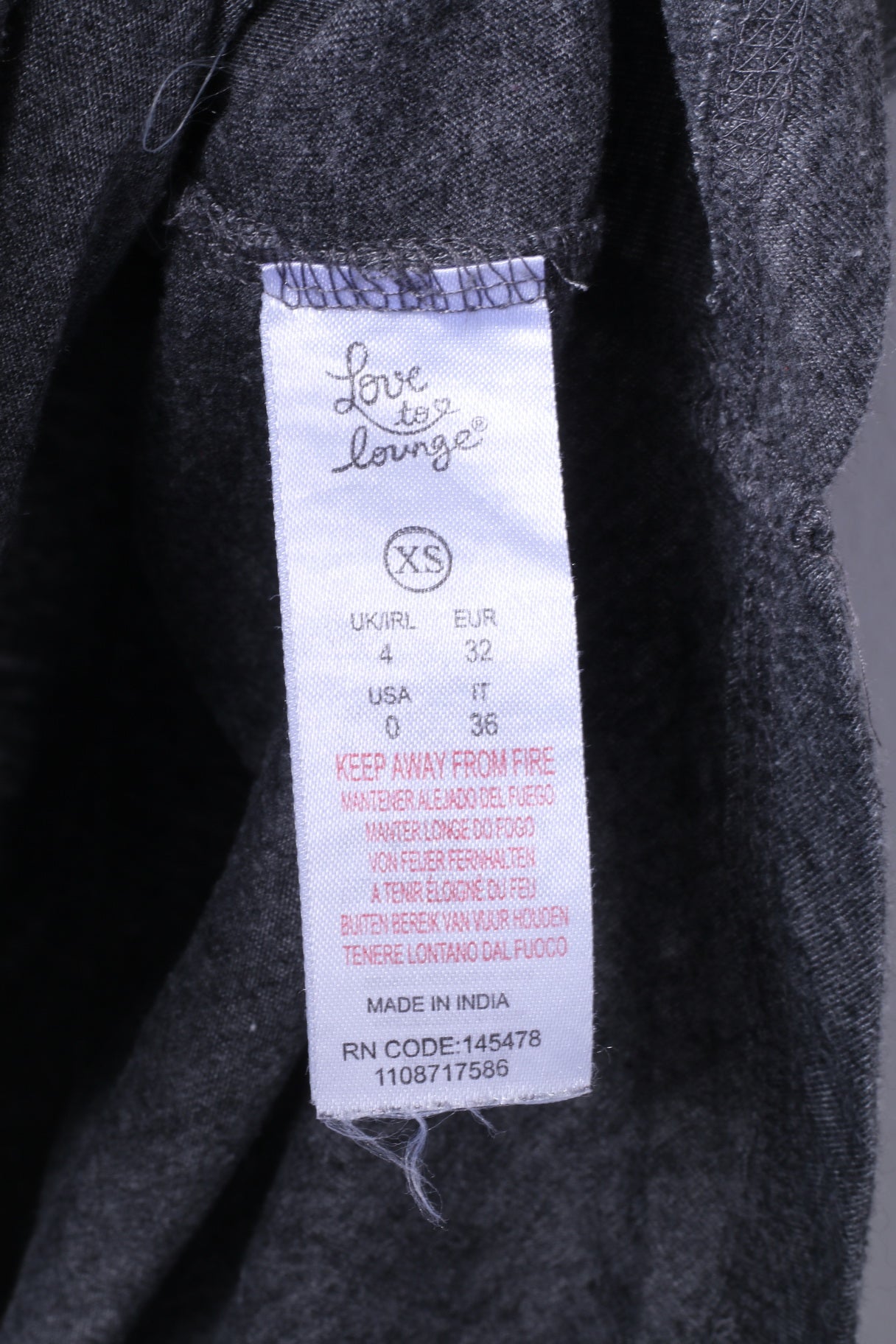 Love To Lounge Camicia da notte da donna XS lunga in cotone grigio Harry Potter I Doni della Morte