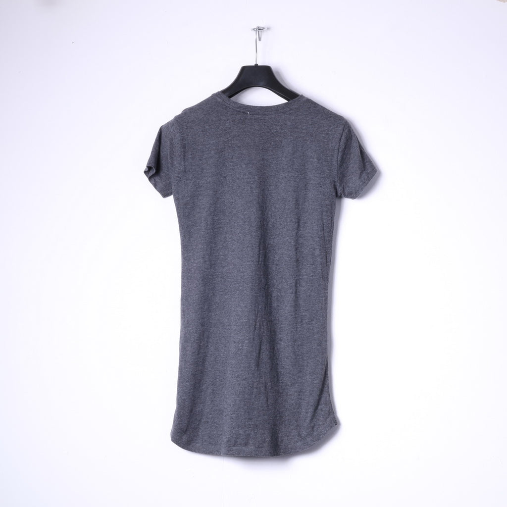 Love To Lounge Camicia da notte da donna XS lunga in cotone grigio Harry Potter I Doni della Morte