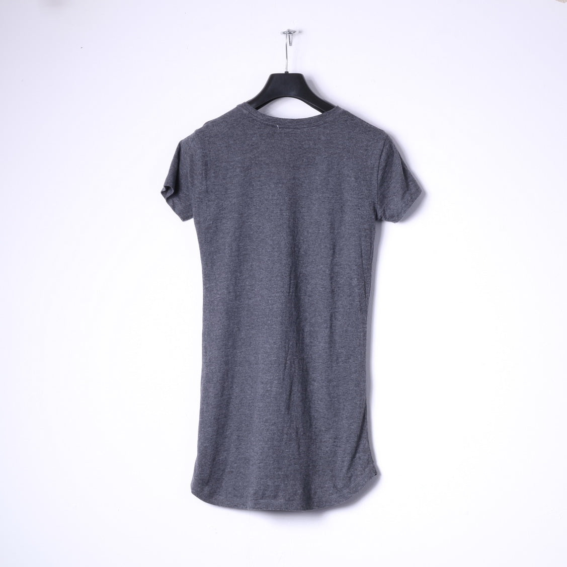 Love To Lounge Camicia da notte da donna XS lunga in cotone grigio Harry Potter I Doni della Morte