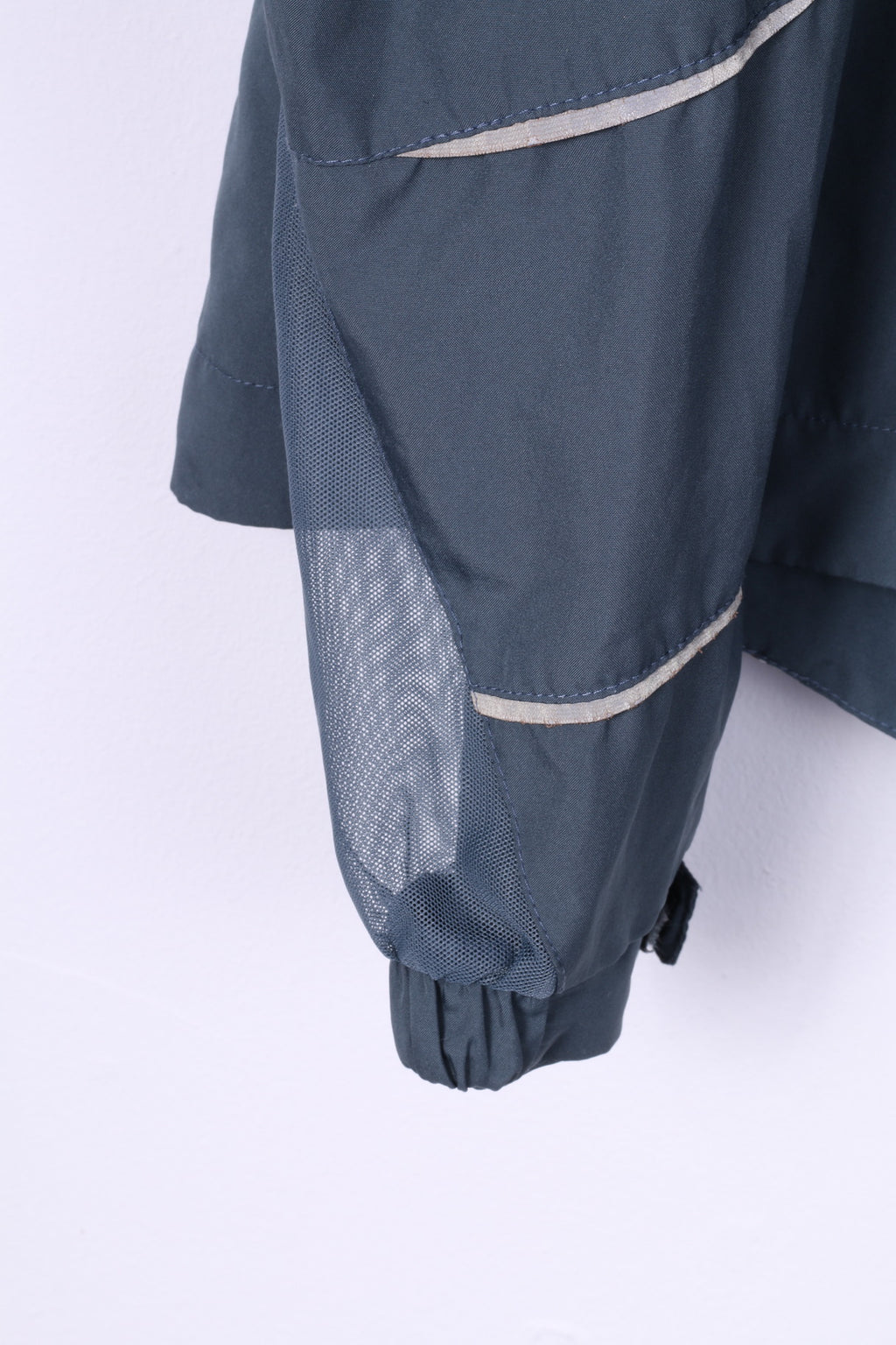 Giacca Puma Uomo L Verde Mare Leggera Run Zip Up Maniche Rimovibili 