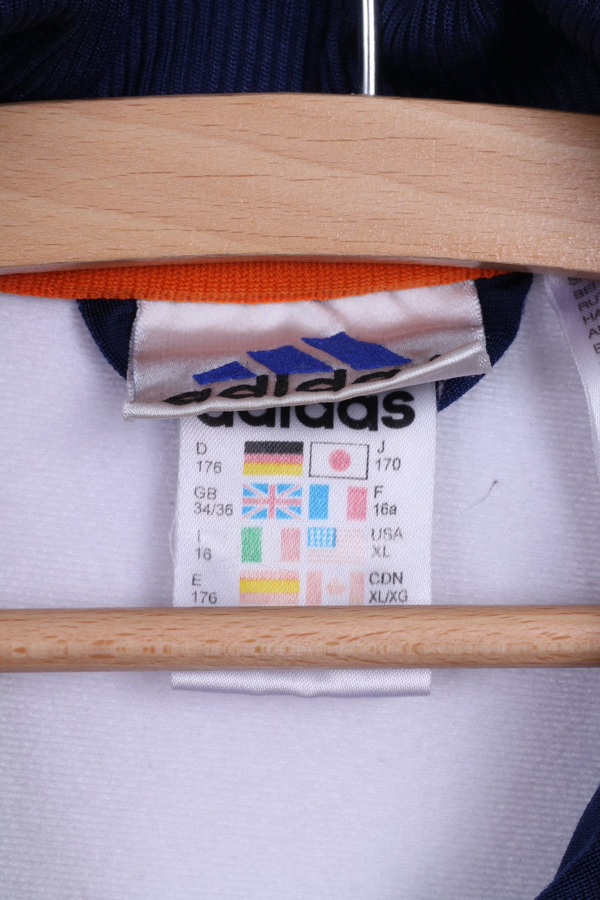 Adidas Boys 16 Age 176 Tracksuit Shiny Blue Vintage '90 Sport Training Set