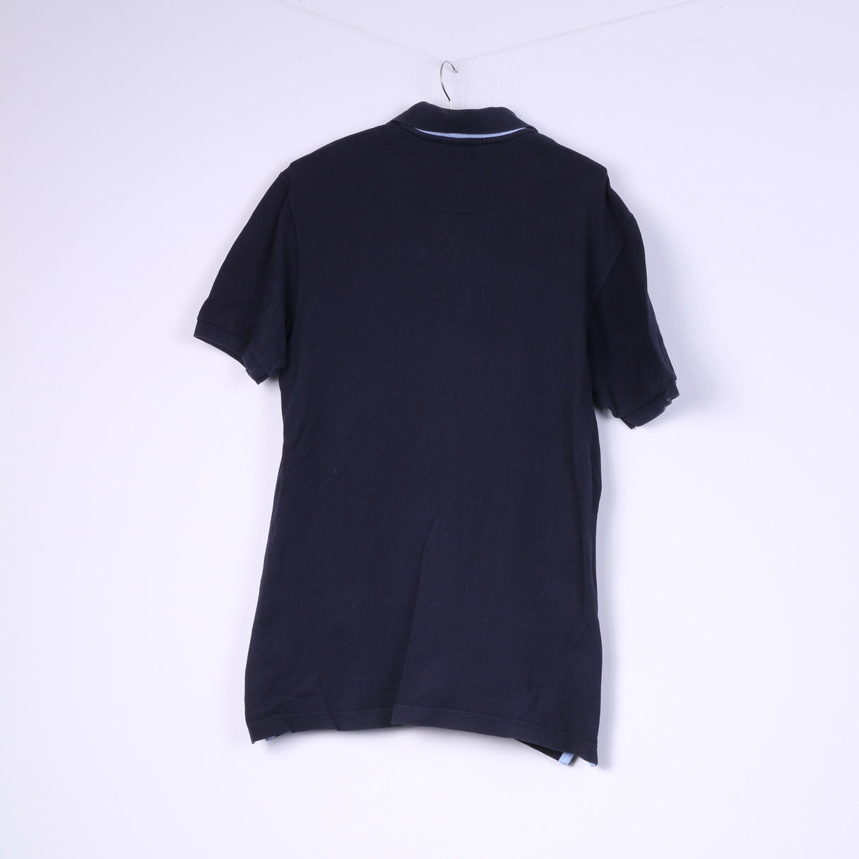 La Martina Mens XL Polo Shirt Navy Cotton Buttons Detailed Top