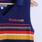Reebok Womens 10 M Shirt Sleeveless V Neck Cotton - RetrospectClothes