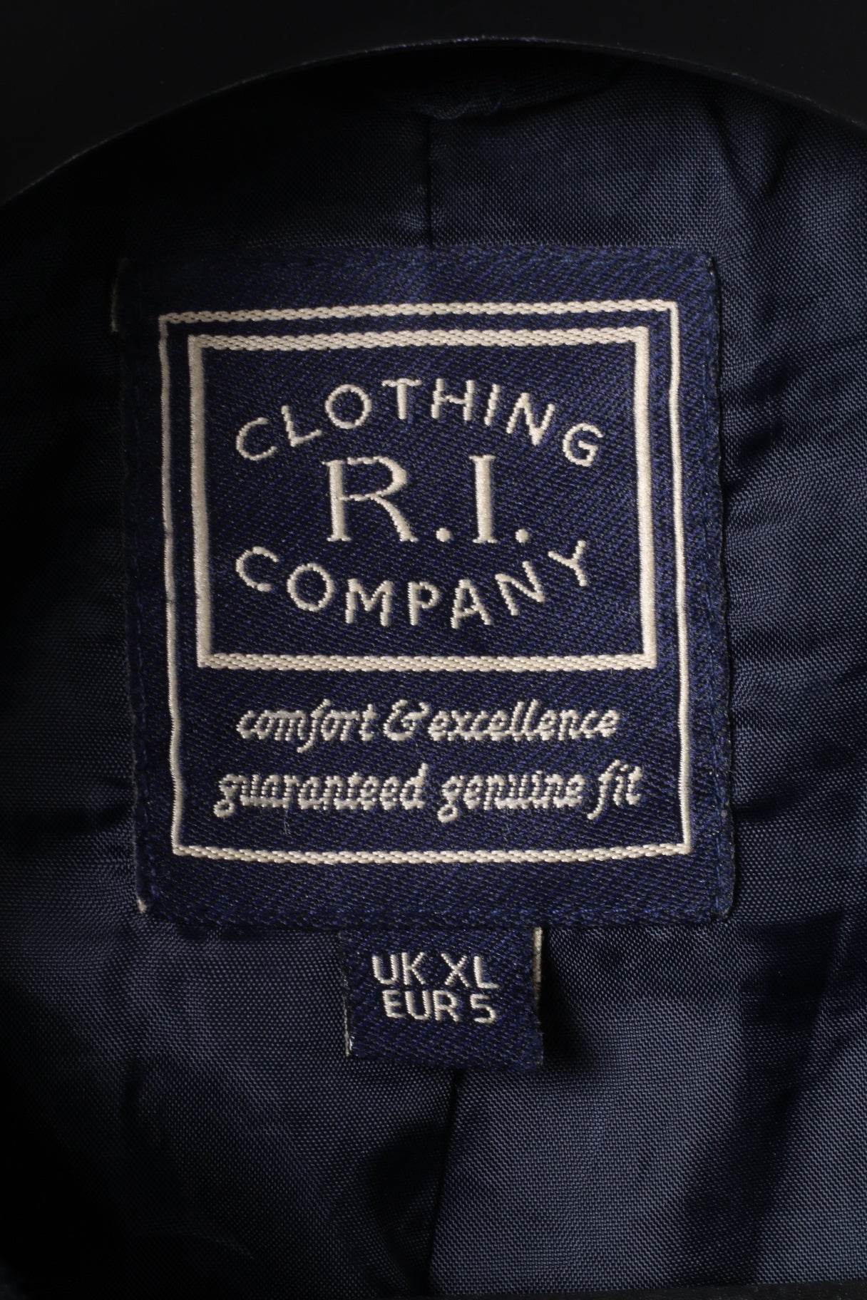 R.I. Clothing Company Mens XL Jacket Black Green Herringbone Wool Cashmere Top