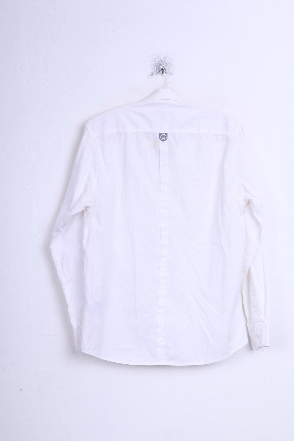 Duck and Cover Mens M Casual Shirt White Long Sleeve Cotton