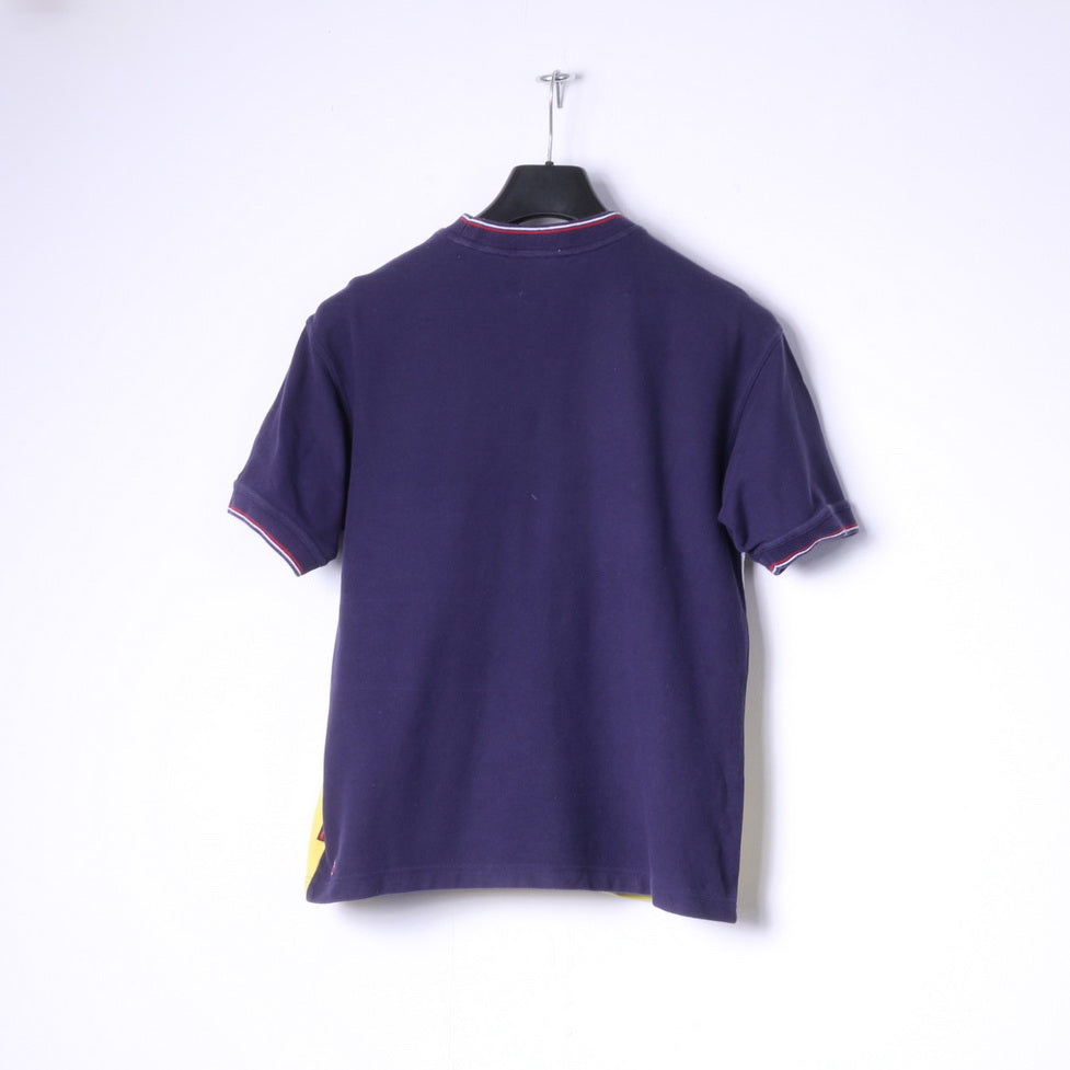 Ellesse Junior Boys XL 158-164 T-Shirt Navy Cotton Logo Retro Classic Tee