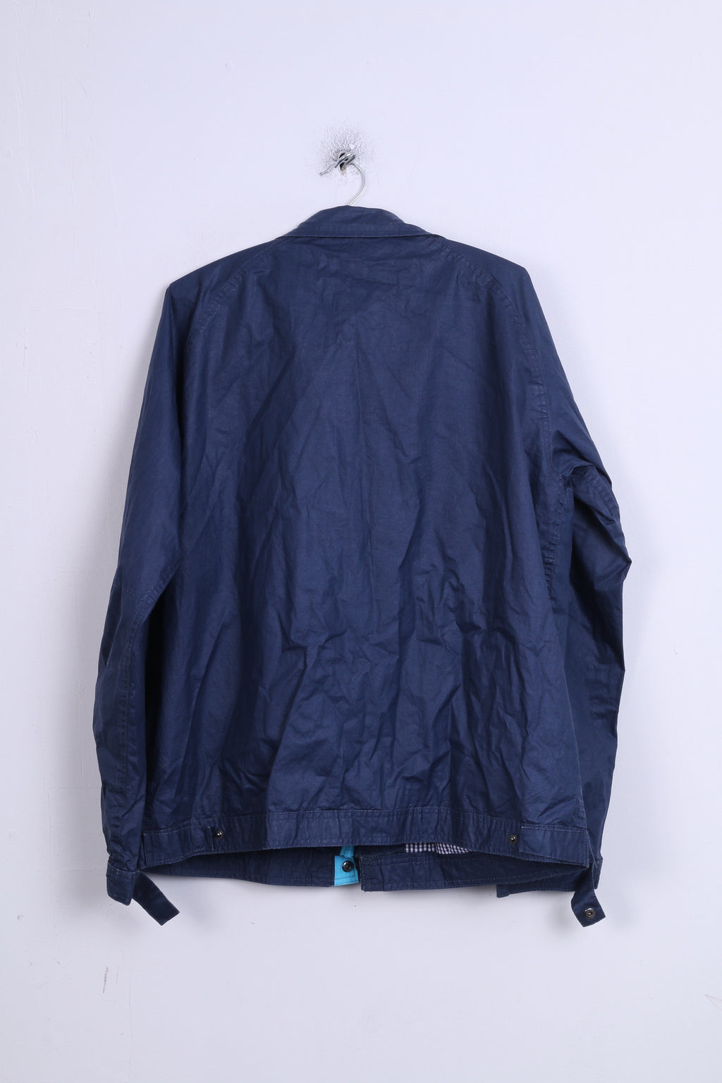 Henri Lloyd Jeans Co Giacca da uomo L in cotone cerato blu scuro