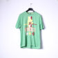 George Looney Tunes Mens L T-Shirt Green Cotton Graphic Mexico Top