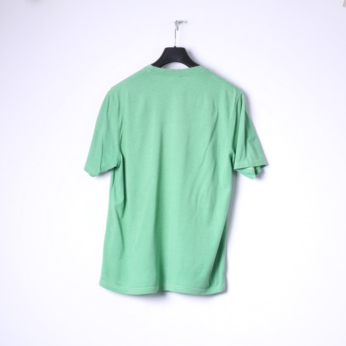 George Looney Tunes Mens L T-Shirt Green Cotton Graphic Mexico Top