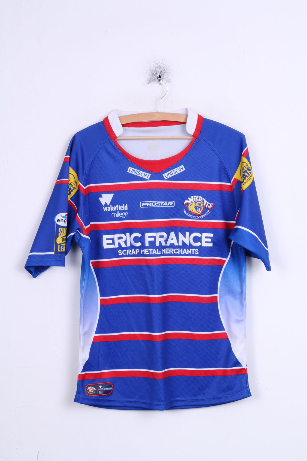 Prostar Unison Wildcats Mens S Wakefield Trinity Eric France Prostar