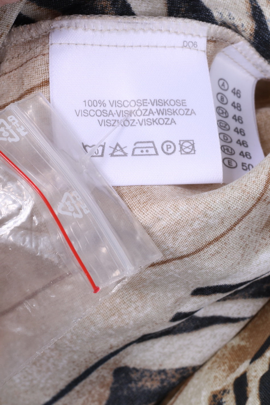 Canada C&A Womens 46 XL Casual Shirt Short Sleeve Beige Vintage Top