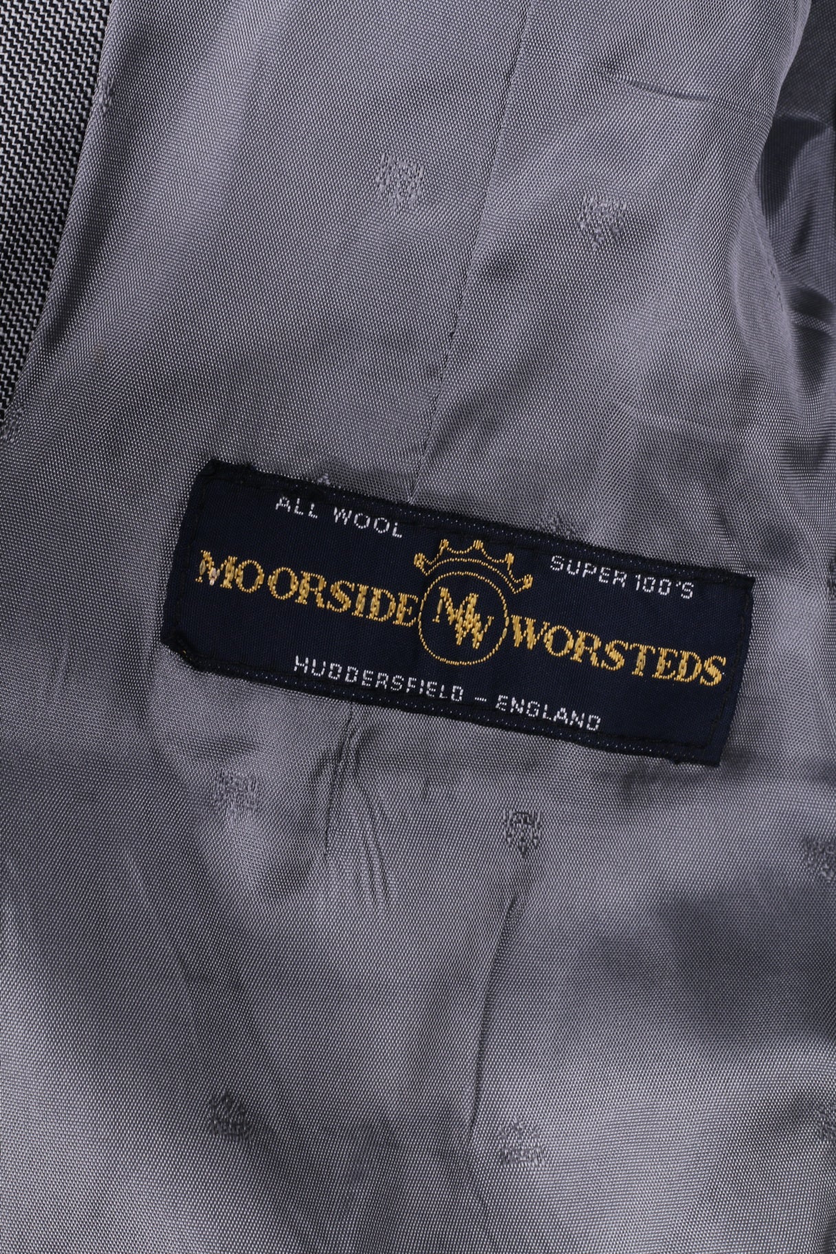 Coreello Paris Blazer da donna in lana grigia Giacca in lana pettinata vintage Moorside 